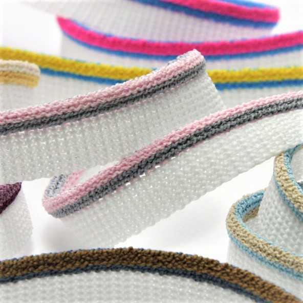 garment piping tape close up